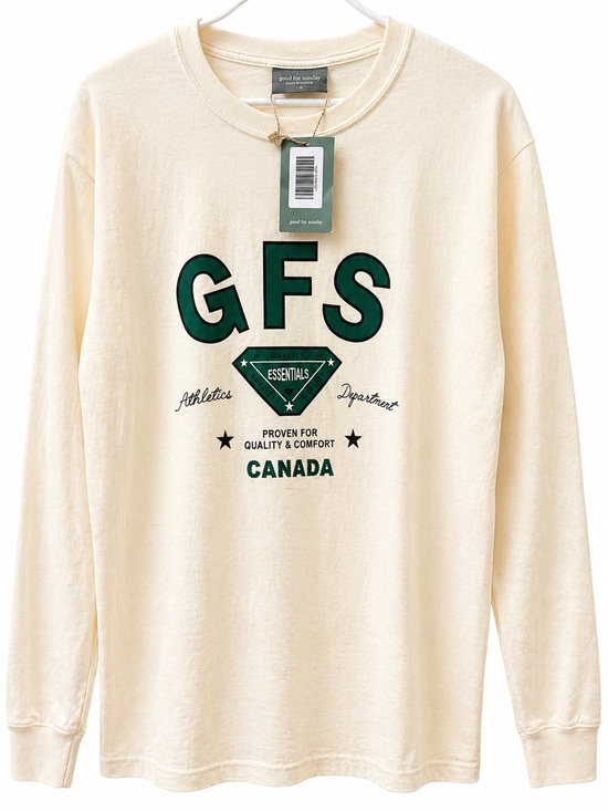 Good for Sunday Tops - Good For Sunday GFS Canada Graphic Long Sleeve Tee(s) Unisex NWT-?Sizes L & XL